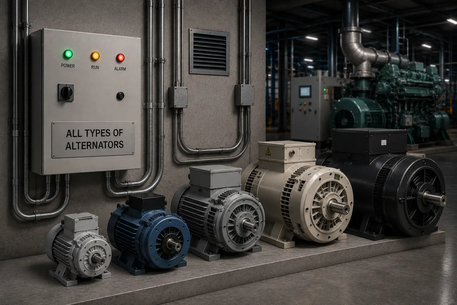 ALL TYPES OF ALTERNATORS