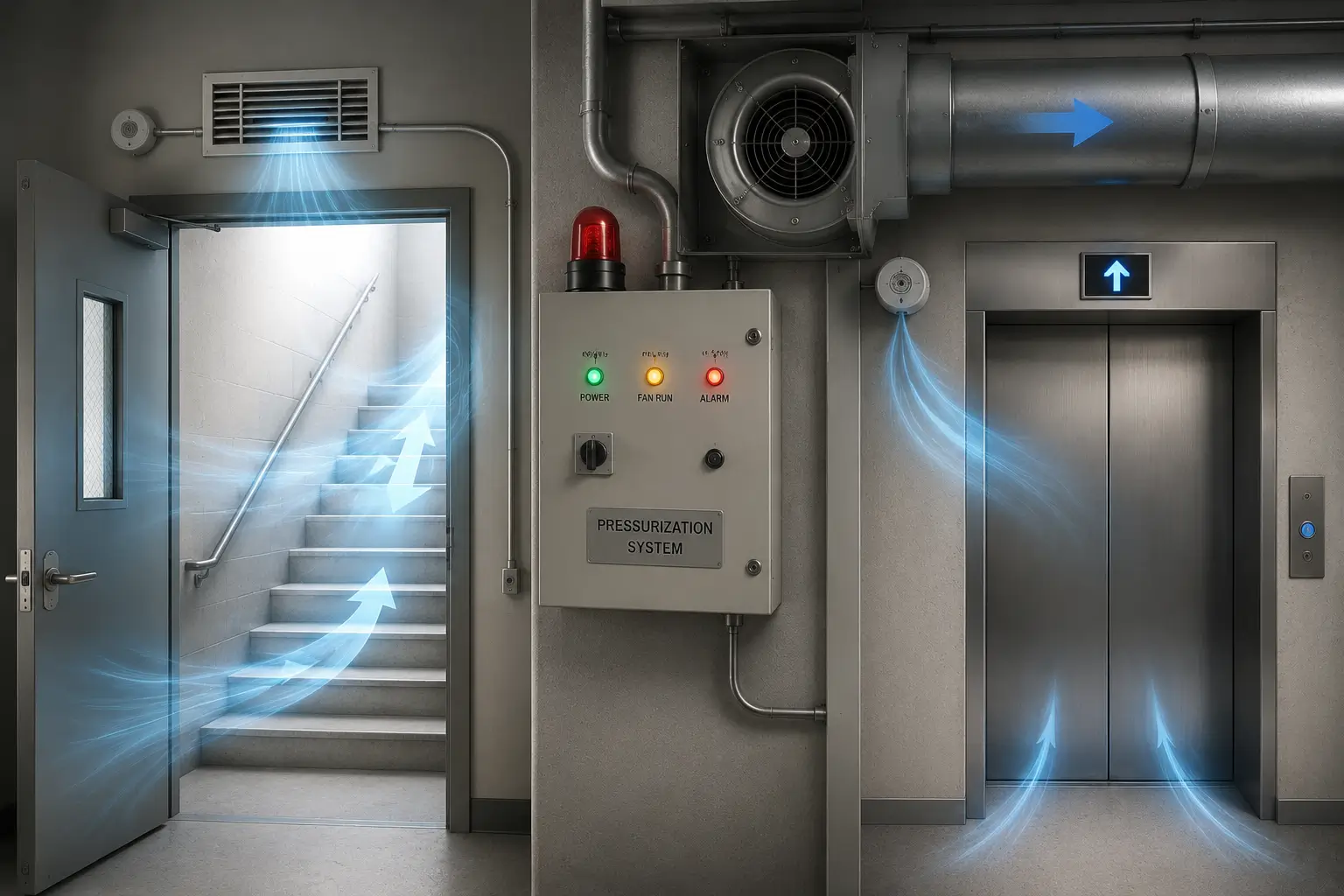STAIRWELL / LIFTWELL PRESSURIZATION
SYSTEM